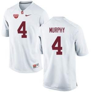 Men Alameen Murphy White Stanford University College Football #4 Jersey 225047-109