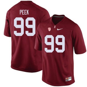 Men Bo Peek Cardinal Stanford Cardinal College Football #99 Jersey 571423-963