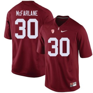 Men Cameron McFarlane Cardinal Stanford University College Football #30 Jersey 171321-913