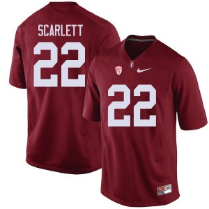 Men Cameron Scarlett Cardinal Stanford Cardinal College Football #22 Jersey 158822-146