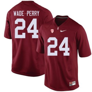 Men Dalyn Wade-Perry Cardinal Stanford Cardinal College Football #24 Jersey 281252-505