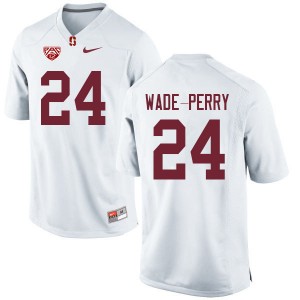 Men Dalyn Wade-Perry White Stanford Cardinal College Football #24 Jersey 105164-632