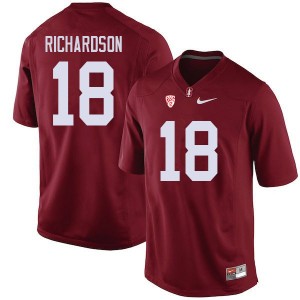 Men Jack Richardson Cardinal Stanford College Football #18 Jersey 450450-103