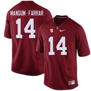 Men Jacob Mangum-Farrar Cardinal Stanford College Football #14 Jersey 908179-619