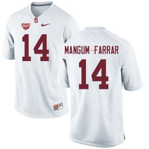 Men Jacob Mangum-Farrar White Cardinal College Football #14 Jersey 780966-755