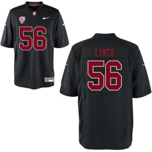 Men Jake Lynch Black Stanford Cardinal College Football #56 Jersey 449891-282