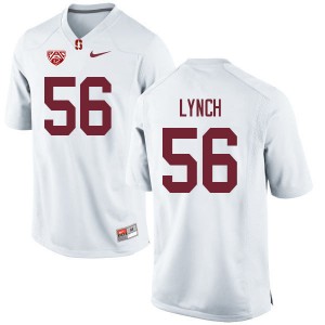 Men Jake Lynch White Stanford Cardinal College Football #56 Jersey 139853-124