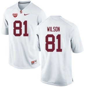 Men Michael Wilson White Cardinal College Football #81 Jersey 928500-671