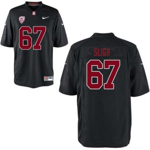 Men Nicholas Sligh Black Cardinal College Football #67 Jersey 213477-448