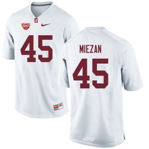Men Ricky Miezan White Cardinal College Football #45 Jersey 154914-958