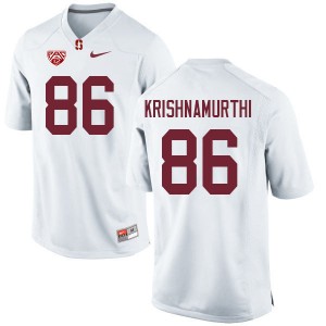 Men Sidhart Krishnamurthi White Stanford University College Football #86 Jersey 639353-102