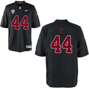 Men TaeVeon Le Black Stanford University College Football #44 Jersey 250441-203
