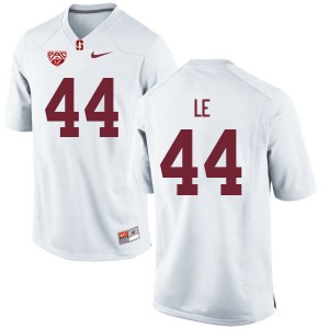 Men TaeVeon Le White Stanford University College Football #44 Jersey 996949-236