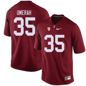 Men Tobe Umerah Cardinal Cardinal College Football #35 Jersey 333148-968
