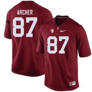 Men Bradley Archer Cardinal Stanford Cardinal College Football #87 Jersey 376504-273