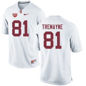 Men Brycen Tremayne White Stanford Cardinal College Football #81 Jersey 371900-254
