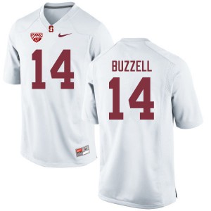 Men Cameron Buzzell White Stanford College Football #14 Jersey 143093-905