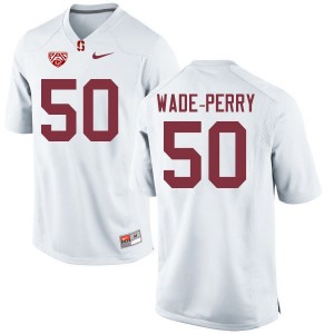 Men Dalyn Wade-Perry White Cardinal College Football #50 Jersey 421682-112