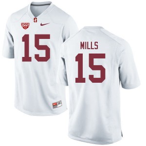 Men Davis Mills White Cardinal College Football #15 Jersey 921053-549