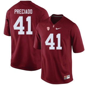 Men Diego Preciado Cardinal Cardinal College Football #41 Jersey 596488-518