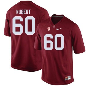 Men Drake Nugent Cardinal Stanford University College Football #60 Jersey 661518-687