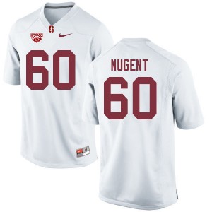 Men Drake Nugent White Stanford Cardinal College Football #60 Jersey 106474-866