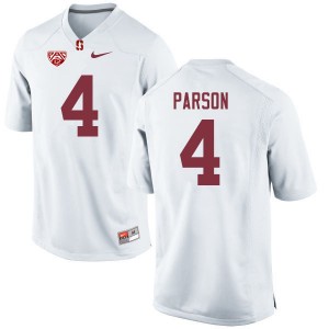 Men J.J. Parson White Cardinal College Football #4 Jersey 640796-588