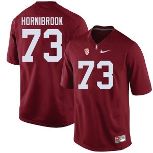 Men Jake Hornibrook Cardinal Stanford College Football #73 Jersey 902483-260