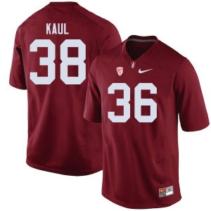 Men Jason Kaul Cardinal Stanford University College Football #38 Jersey 503930-105