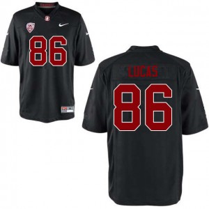Men Kale Lucas Black Cardinal College Football #86 Jersey 620063-426