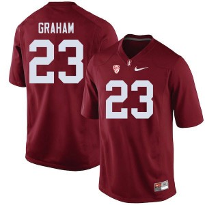 Men Marcus Graham Cardinal Stanford Cardinal College Football #23 Jersey 985602-832