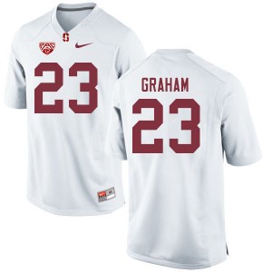 Men Marcus Graham White Cardinal College Football #23 Jersey 199320-629