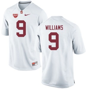Men Noah Williams White Cardinal College Football #9 Jersey 877755-589
