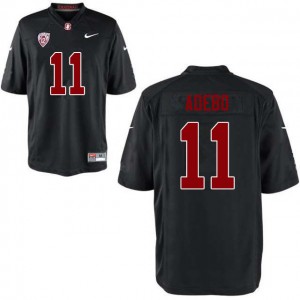 Men Paulson Adebo Black Stanford Cardinal College Football #11 Jersey 181760-314