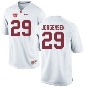 Men Spencer Jorgensen White Cardinal College Football #29 Jersey 268800-895