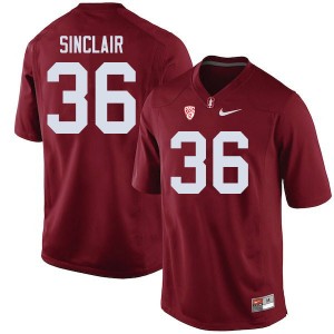 Men Tristan Sinclair Cardinal Stanford College Football #36 Jersey 626194-428