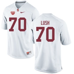 Men Wakely Lush White Cardinal College Football #70 Jersey 941445-487
