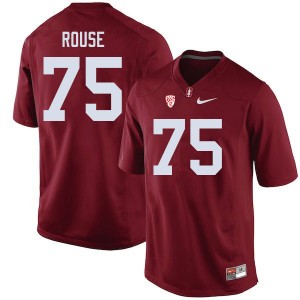 Men Walter Rouse Cardinal Cardinal College Football #75 Jersey 704660-131