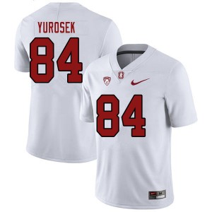 Men Benjamin Yurosek White Stanford Cardinal College Football #84 Jersey 614505-295