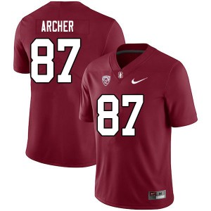 Men Bradley Archer Cardinal Stanford College Football #87 Jersey 861586-296