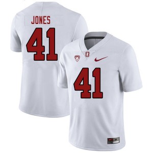 Men Brandon Jones White Stanford Cardinal College Football #41 Jersey 932202-706