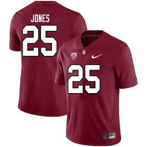 Men Brock Jones Cardinal Cardinal College Football #25 Jersey 681439-732