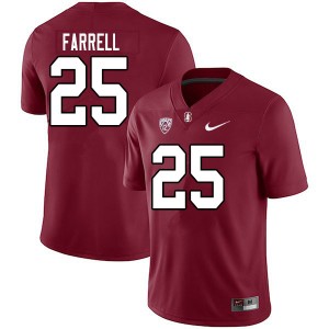 Men Bryce Farrell Cardinal Stanford Cardinal College Football #25 Jersey 294804-305