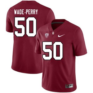 Men Dalyn Wade-Perry Cardinal Stanford College Football #50 Jersey 669823-161