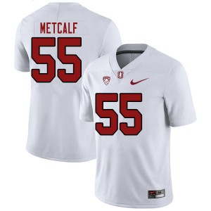 Men Drake Metcalf White Stanford Cardinal College Football #55 Jersey 490474-783