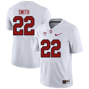 Men E.J. Smith White Cardinal College Football #22 Jersey 416704-625