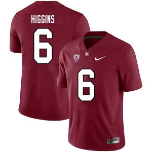 Men Elijah Higgins Cardinal Stanford University College Football #6 Jersey 404445-404