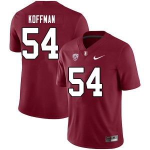 Men Jake Koffman Cardinal Cardinal College Football #54 Jersey 678883-555