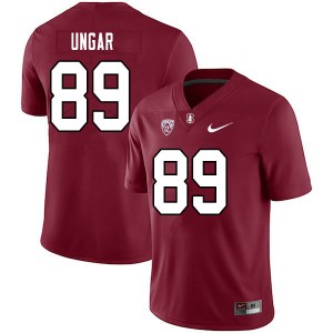 Men Lukas Ungar Cardinal Stanford University College Football #89 Jersey 926217-555