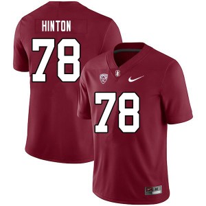 Men Myles Hinton Cardinal Stanford Cardinal College Football #78 Jersey 928208-556